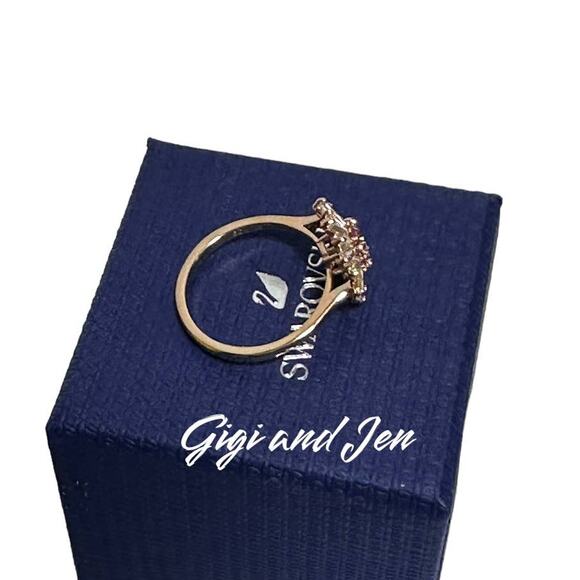 Swarovski Sunshine ring Sun, Pink, Rose gold-tone plated 50 / 5 - Picture 3 of 8